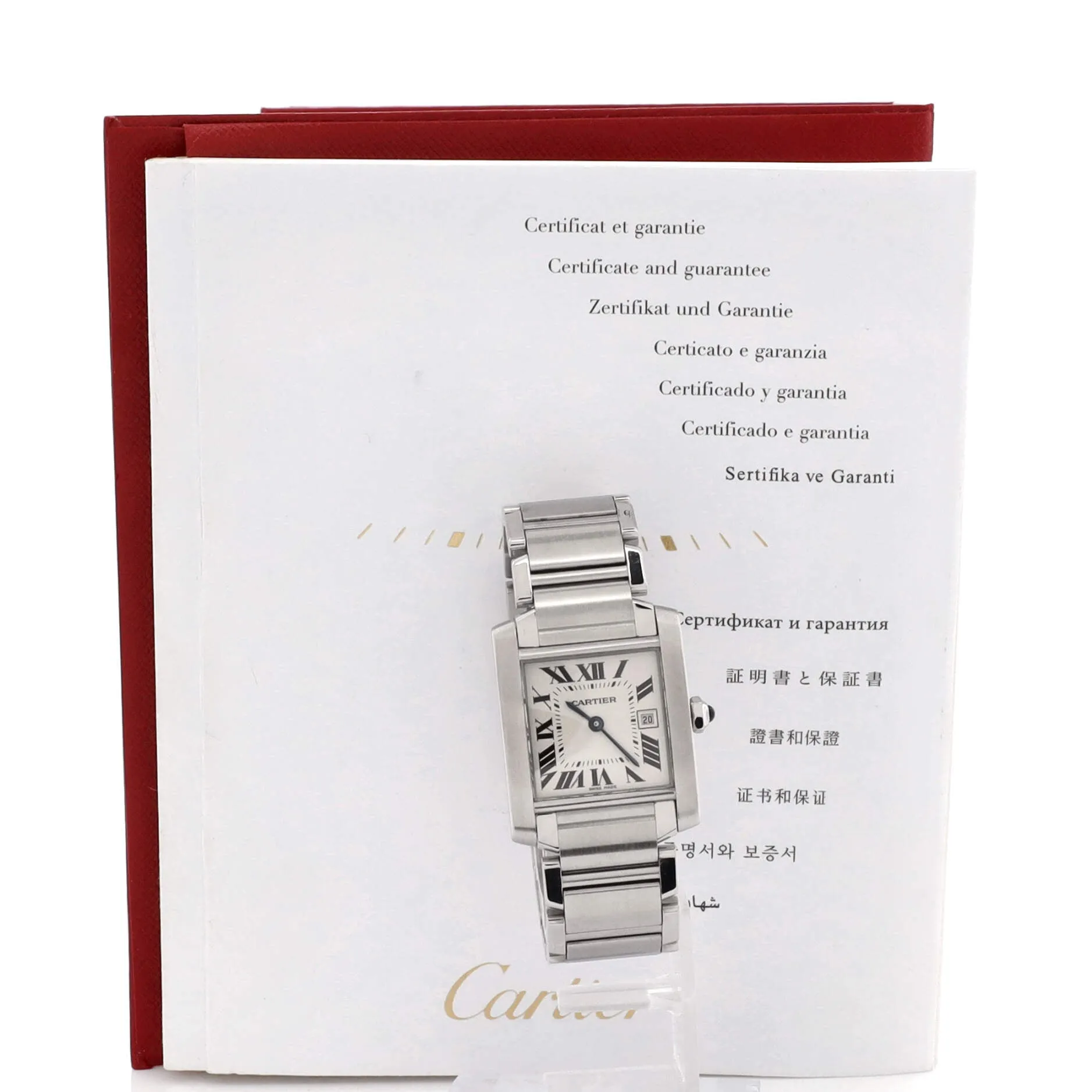 Pre-Loved Cartier Tank Francaise Quartz Watch Stainless Steel 25 sold by Zulily product image thumbnail 2