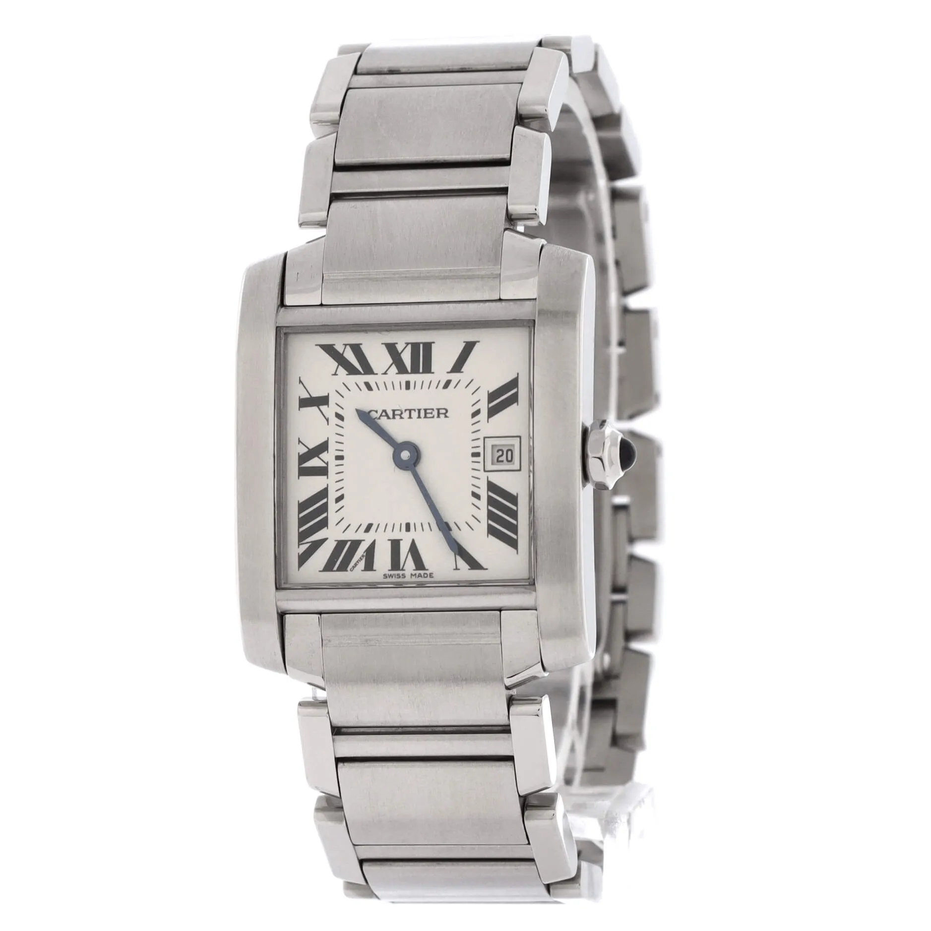 Pre-Loved Cartier Tank Francaise Quartz Watch Stainless Steel 25 sold by Zulily product image thumbnail 3
