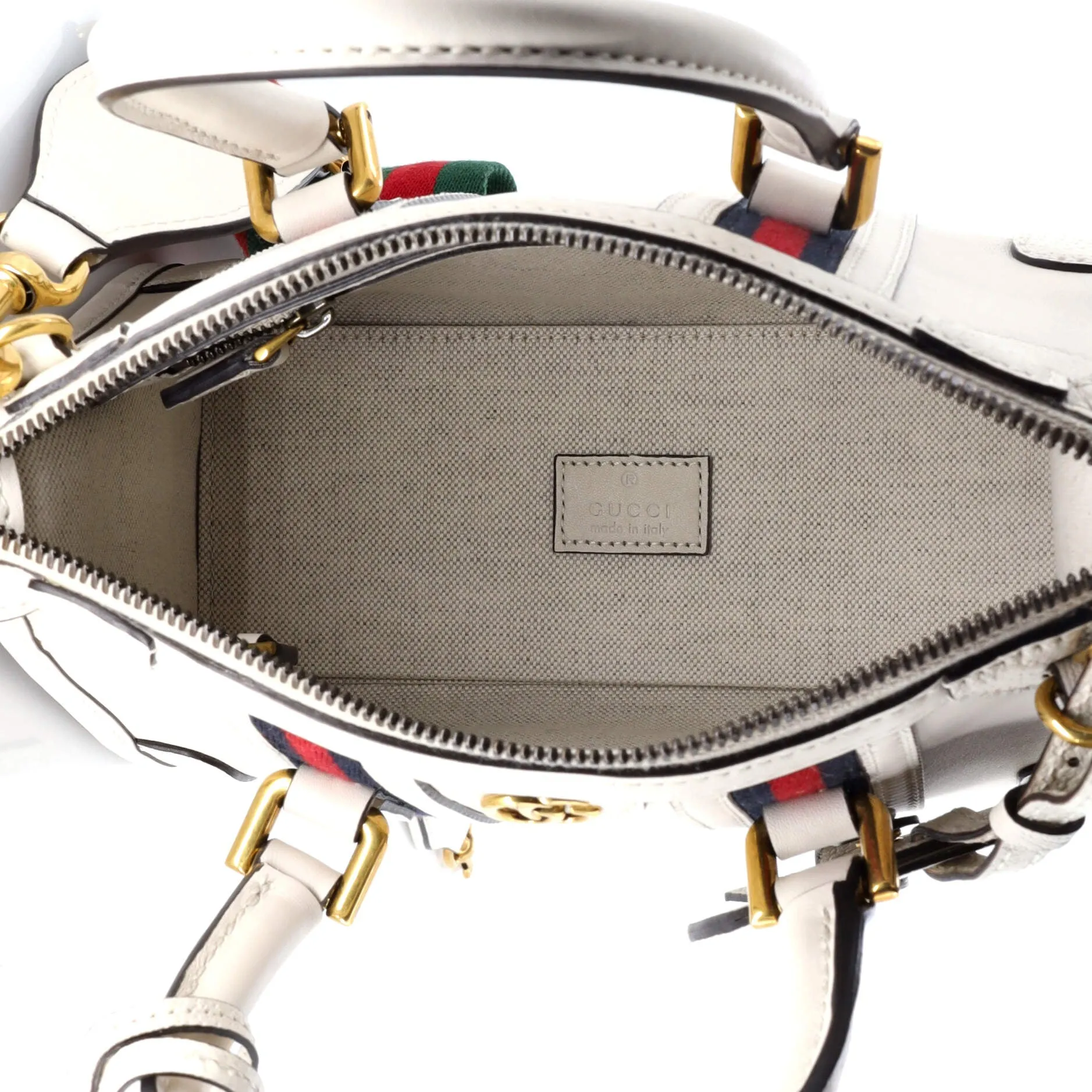 Pre-Loved Gucci Bauletto Top Handle Bag Leather Small sold by Zulily product image thumbnail 5