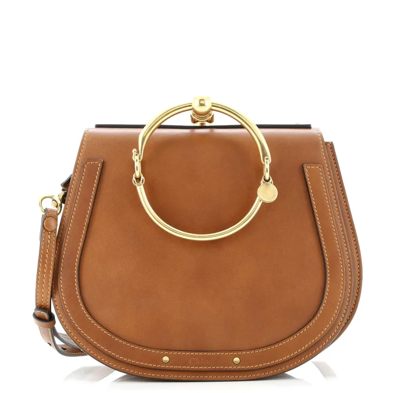 Pre-Loved Chloe Nile Crossbody Bag Leather Medium sold by Zulily