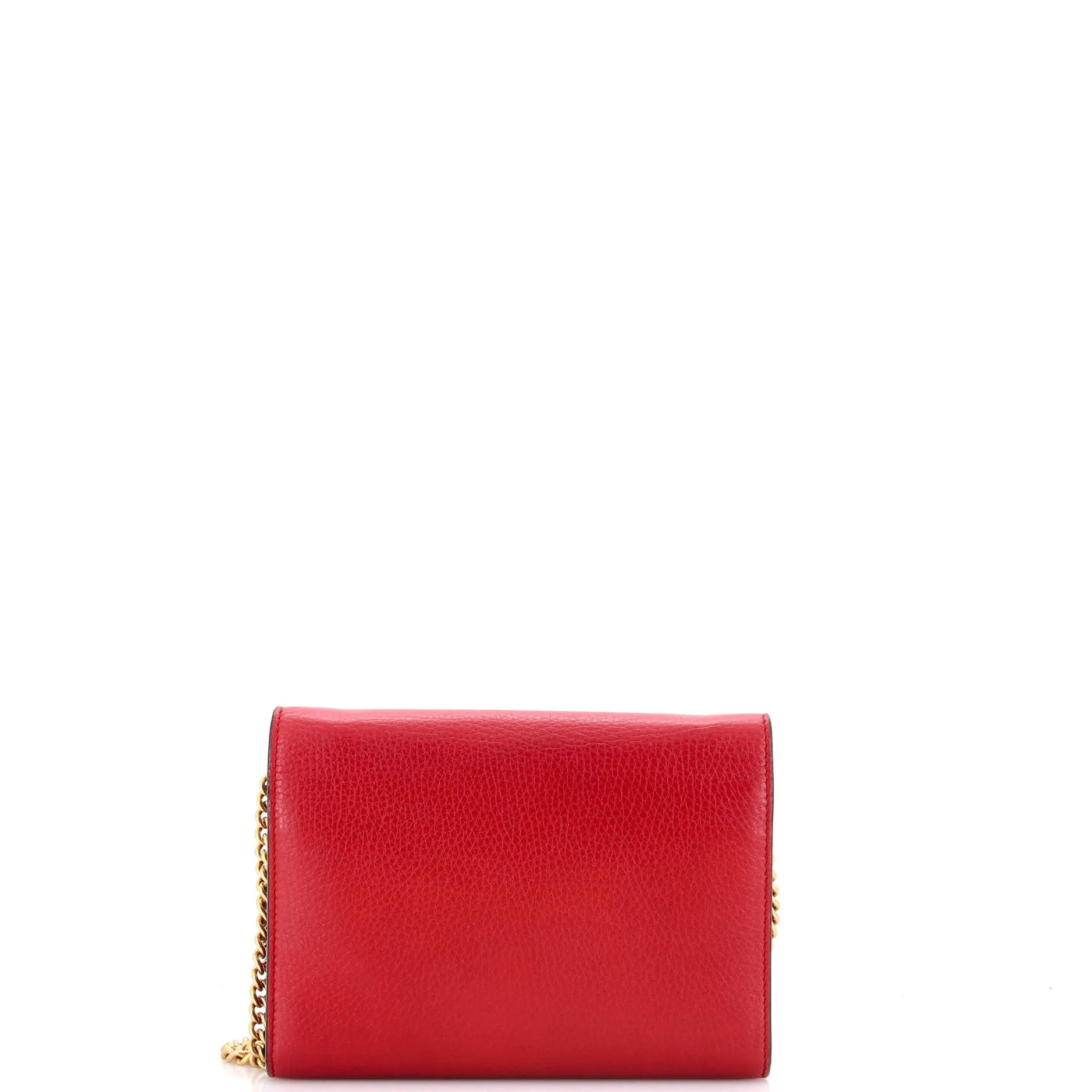 Pre-Loved Gucci GG Marmont Chain Wallet Leather Mini sold by Zulily product image thumbnail 3