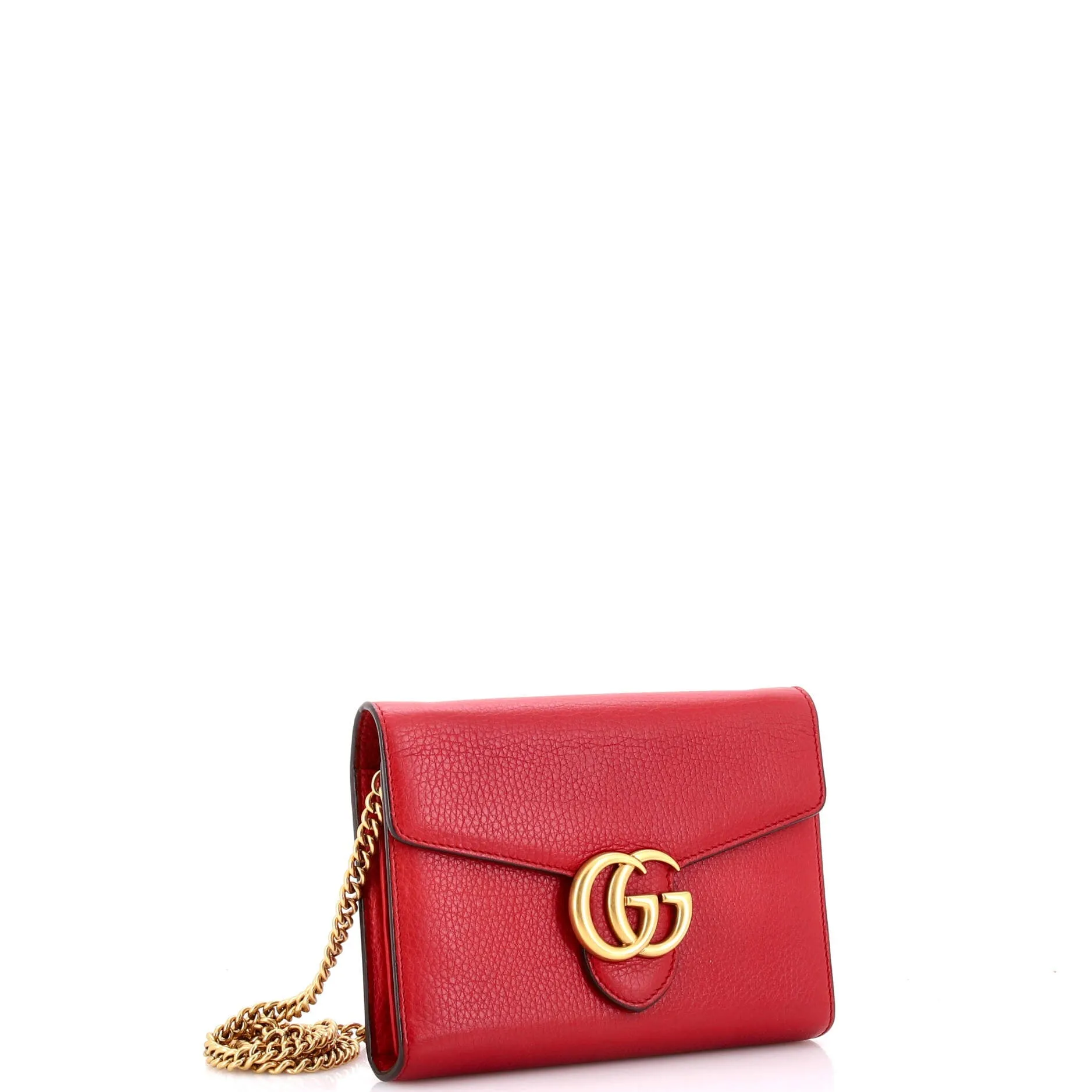 Pre-Loved Gucci GG Marmont Chain Wallet Leather Mini sold by Zulily product image thumbnail 2