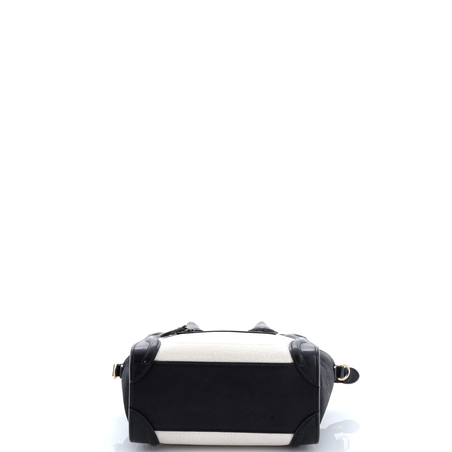 Pre-Loved Celine Bicolor Luggage Bag Grainy Leather Nano sold by Zulily product image thumbnail 4