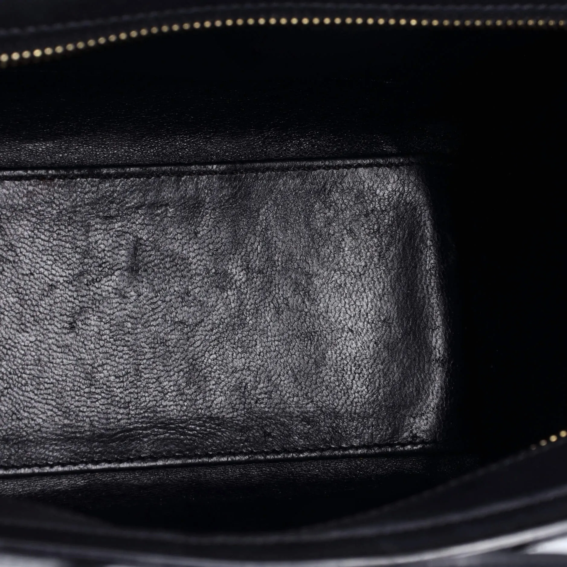 Pre-Loved Celine Bicolor Luggage Bag Grainy Leather Nano sold by Zulily product image thumbnail 5