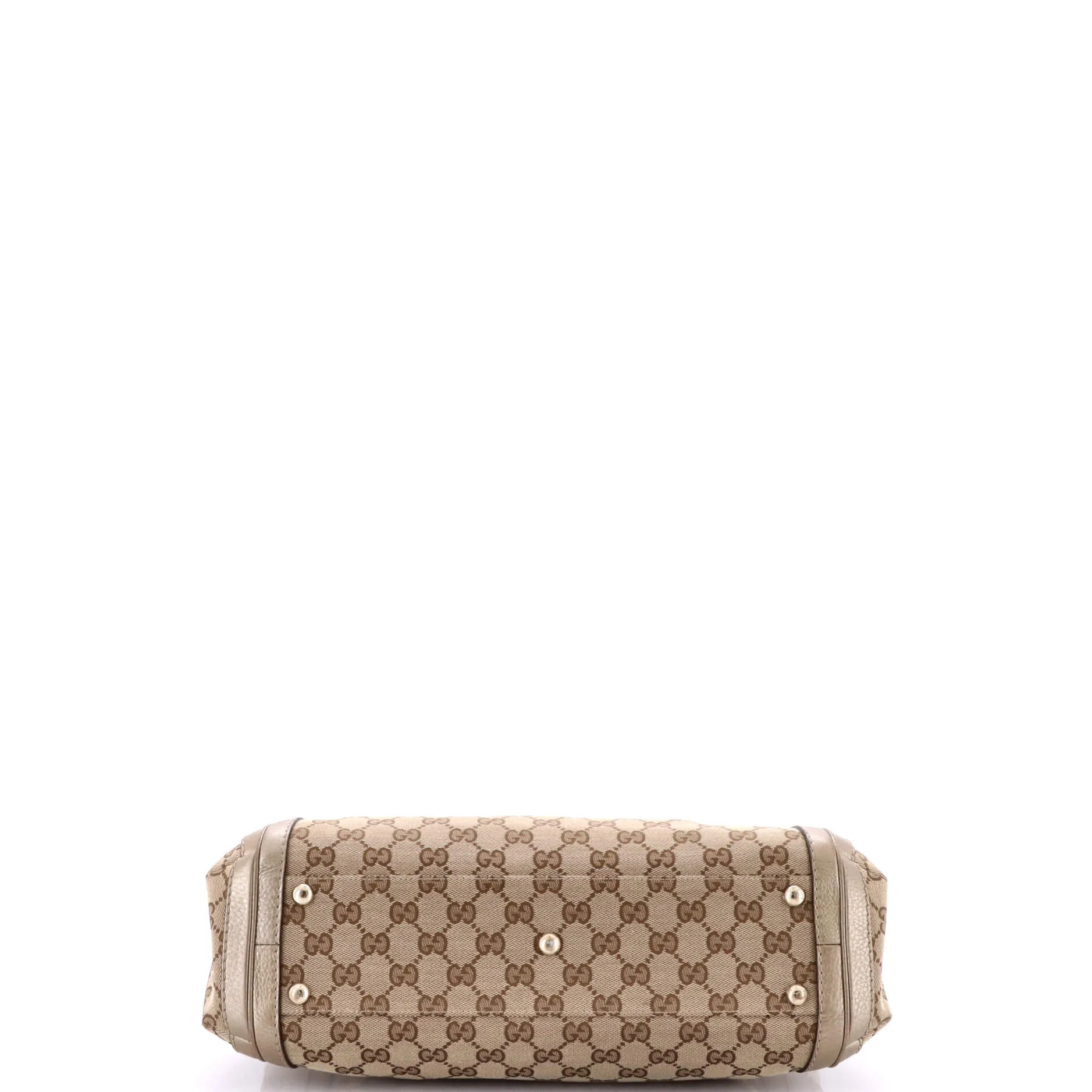 Pre-Loved Gucci Bella Convertible Top Handle Bag GG Canvas Small sold by Zulily product image thumbnail 4