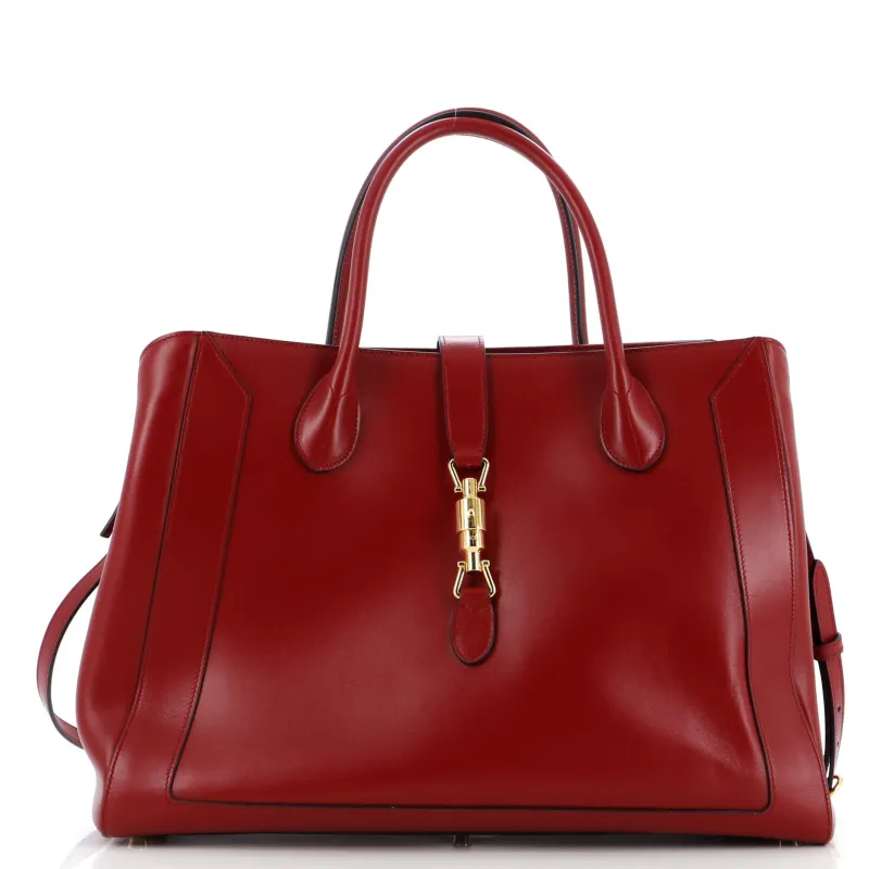 Pre-Loved Gucci Jackie 1961 Tote Leather Large sold by Zulily
