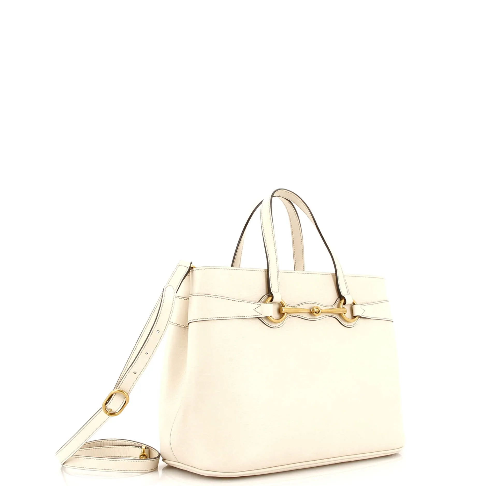 Pre-Loved Gucci Bright Bit Convertible Tote Leather Medium sold by Zulily product image thumbnail 2