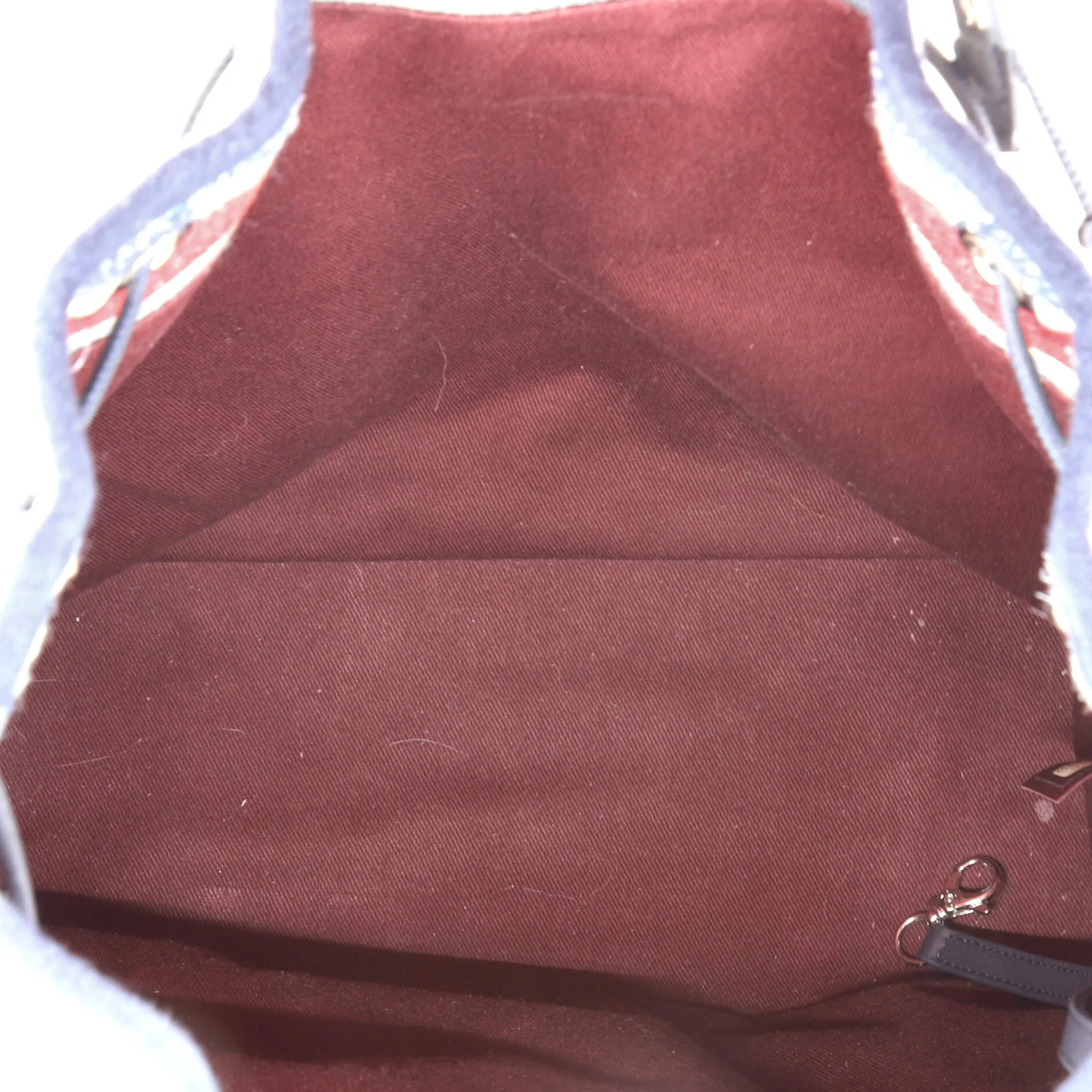Pre-Loved Chanel Deauville Backpack Canvas Large sold by Zulily product image thumbnail 5