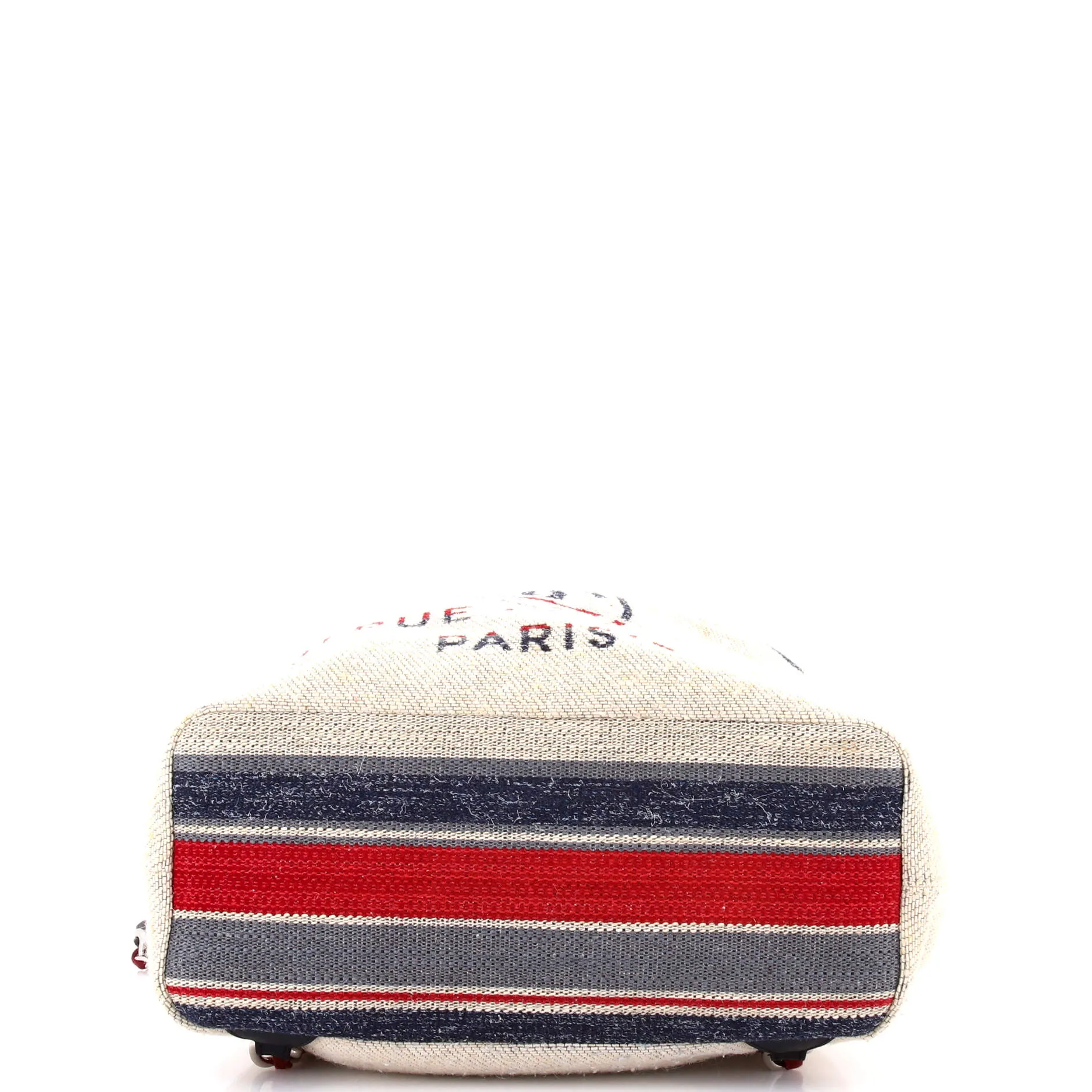 Pre-Loved Chanel Deauville Backpack Canvas Large sold by Zulily product image thumbnail 4