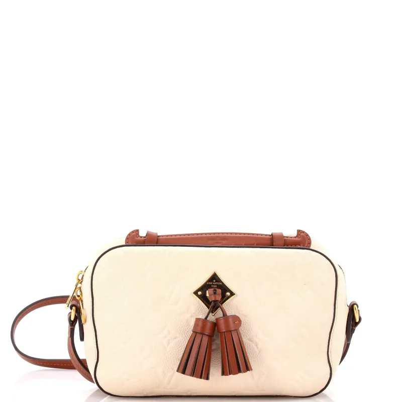 Pre-Loved Louis Vuitton Saintonge Handbag Monogram Empreinte Leather sold by Zulily