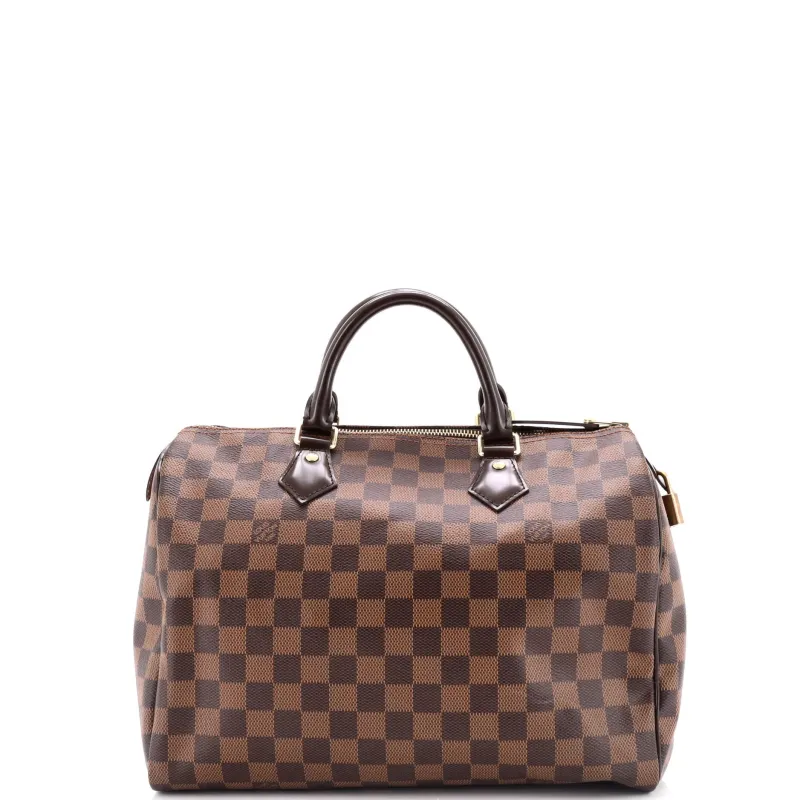 Pre-Loved Louis Vuitton Speedy Handbag Monogram Canvas 35 sold by Zulily