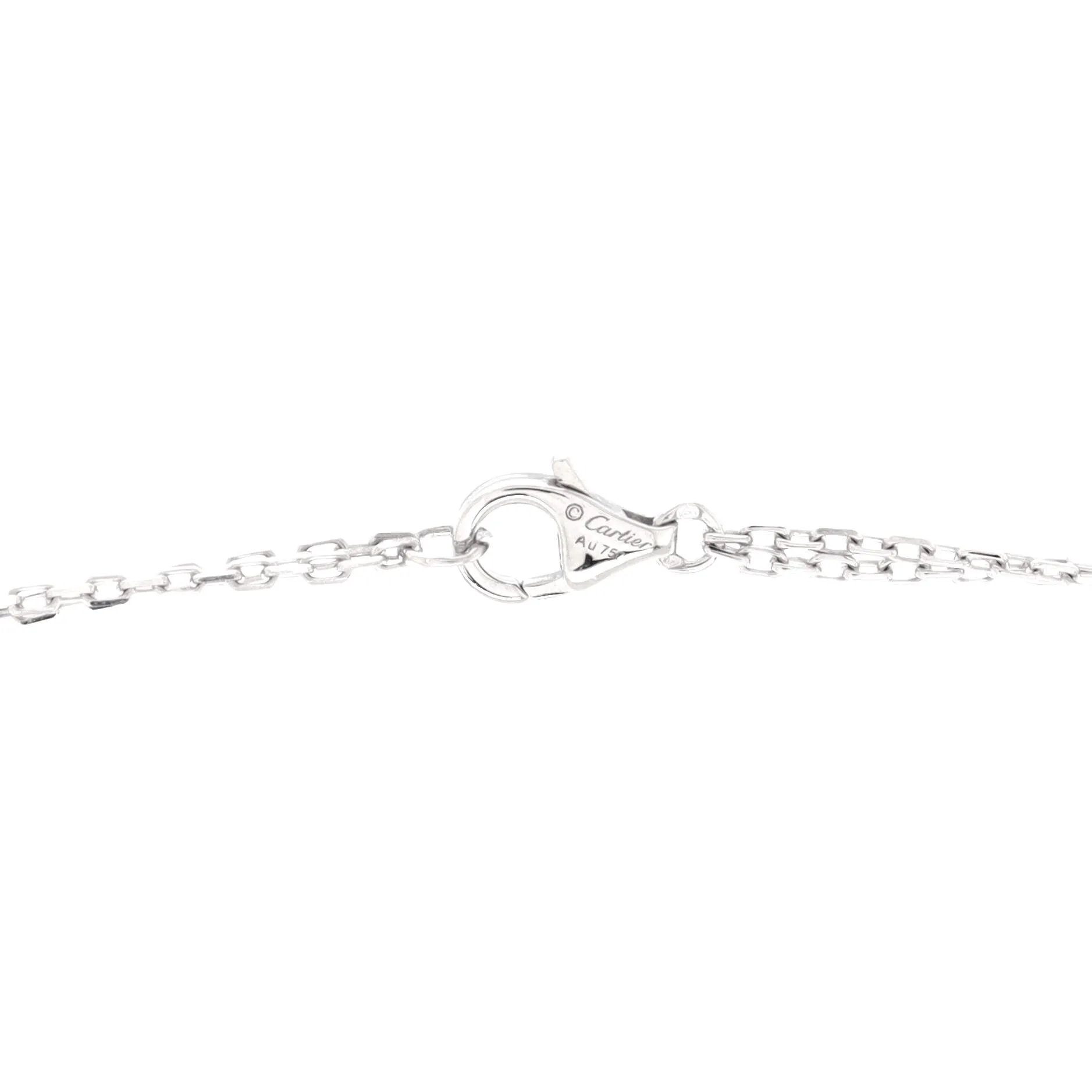 Pre-Loved Cartier 2 Diamonds Love Bracelet 18K White Gold with Diamonds sold by Zulily product image thumbnail 3