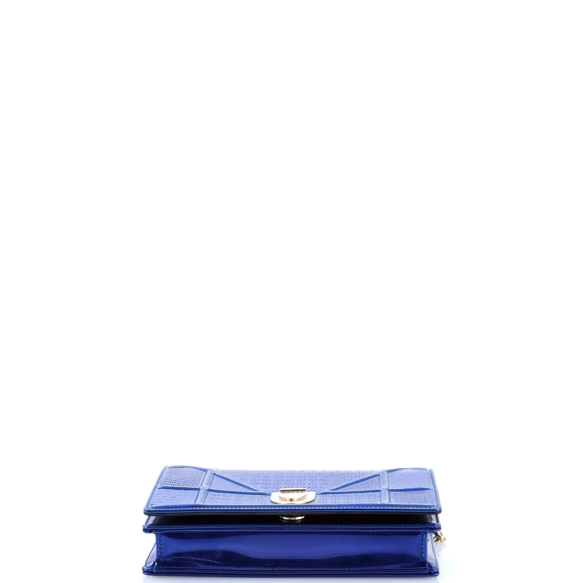 Pre-Loved Christian Dior Diorama Wallet on Chain Cannage Embossed Calfskin sold by Zulily product image thumbnail 4