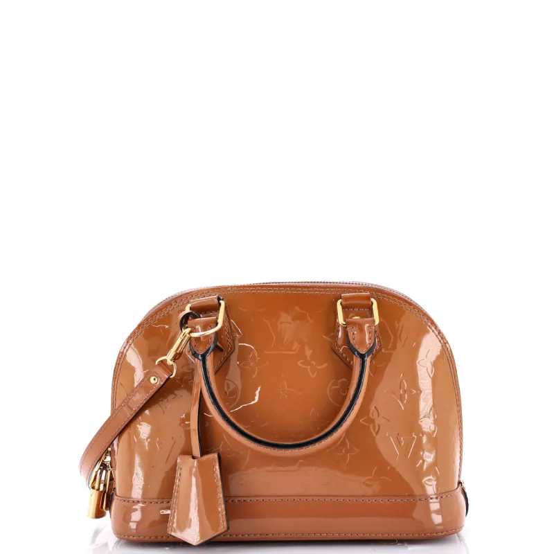 Pre-Loved Louis Vuitton Alma Handbag Monogram Vernis BB sold by Zulily