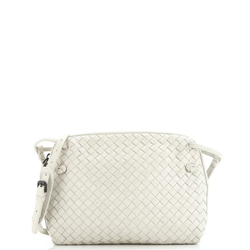 Pre-Loved Bottega Veneta Nodini Crossbody Bag Intrecciato Nappa Small sold by Zulily