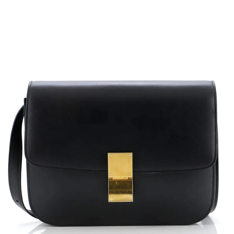 Pre-Loved Celine Classic Box Bag Smooth Leather Medium sold by Zulily