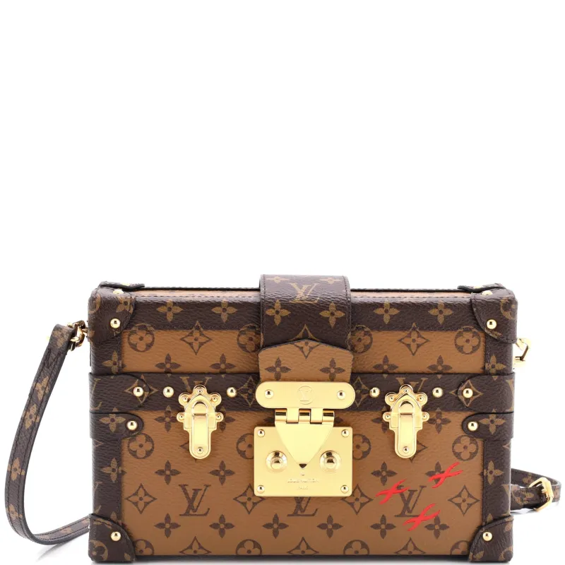 Pre-Loved Louis Vuitton Petite Malle Handbag Reverse Monogram Canvas sold by Zulily