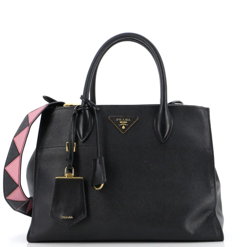 Pre-Loved Prada Paradigme Tote Saffiano Leather Medium sold by Zulily