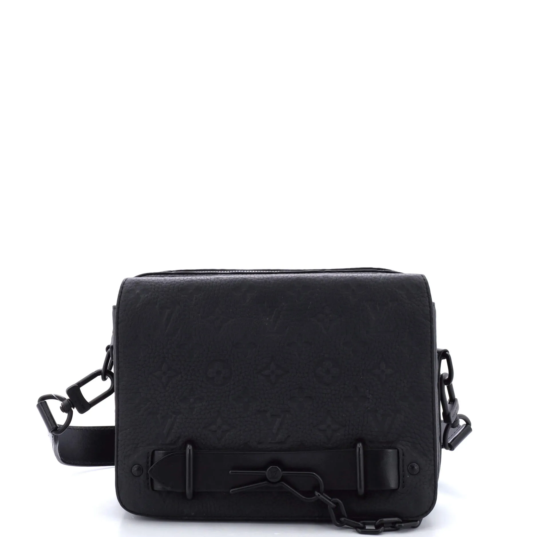 Pre-Loved Louis Vuitton Steamer Messenger Bag Monogram Taurillon Leather sold by Zulily