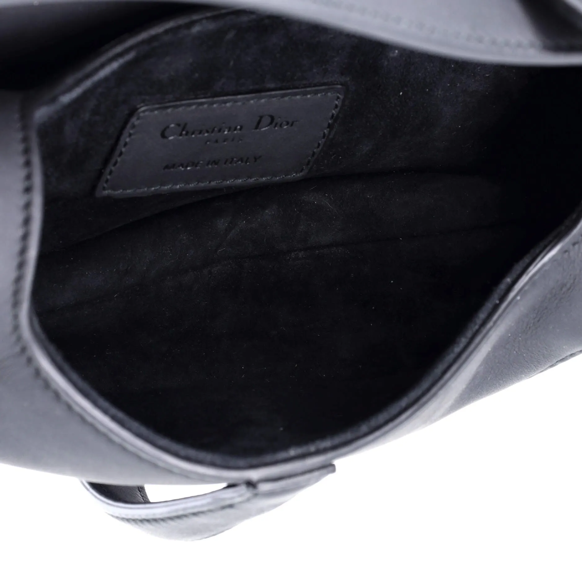 Pre-Loved Christian Dior Ultra Matte Saddle Handbag Leather Mini sold by Zulily product image thumbnail 5