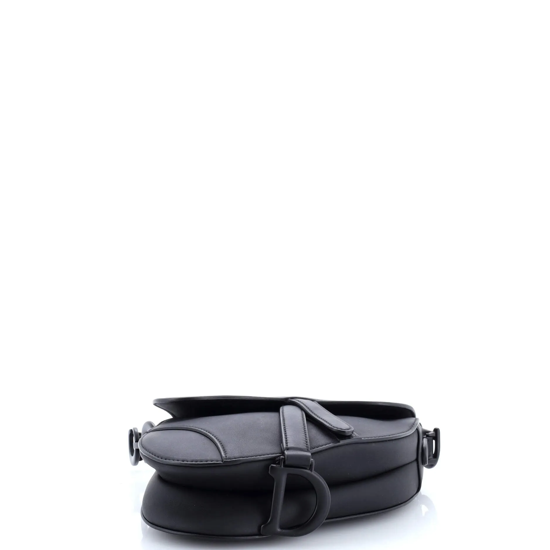 Pre-Loved Christian Dior Ultra Matte Saddle Handbag Leather Mini sold by Zulily product image thumbnail 4