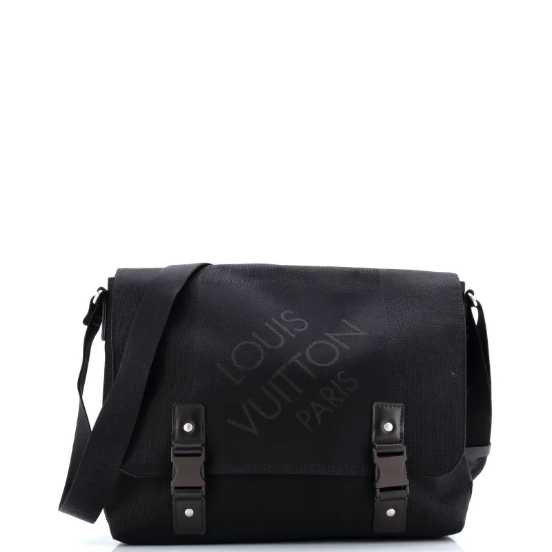 Pre-Loved Louis Vuitton Loup Messenger Bag Damier Geant Canvas sold by Zulily