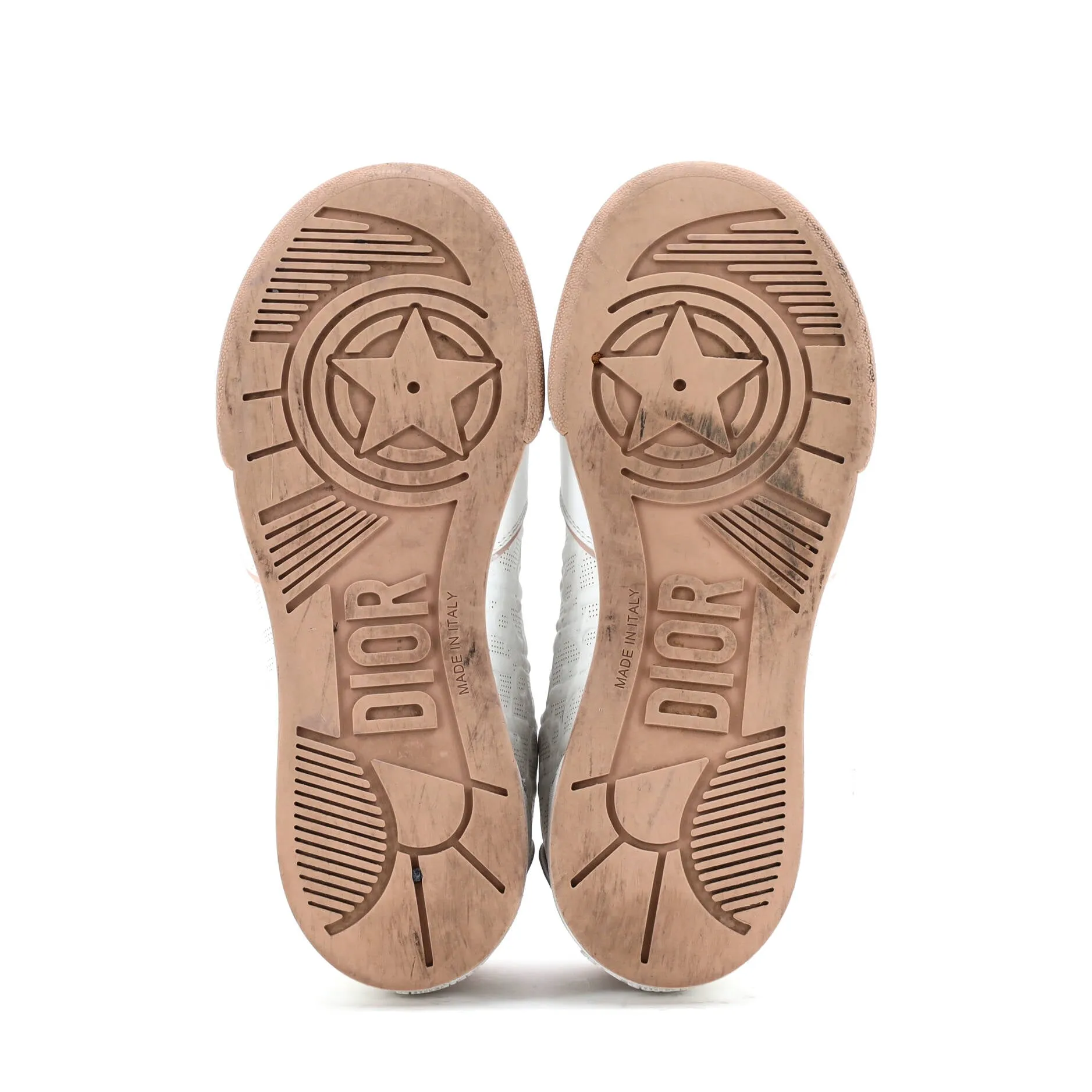 Pre-Loved Christian Dior Men's B27 Low-Top Sneakers Leather with Oblique Galaxy Leather sold by Zulily product image thumbnail 4