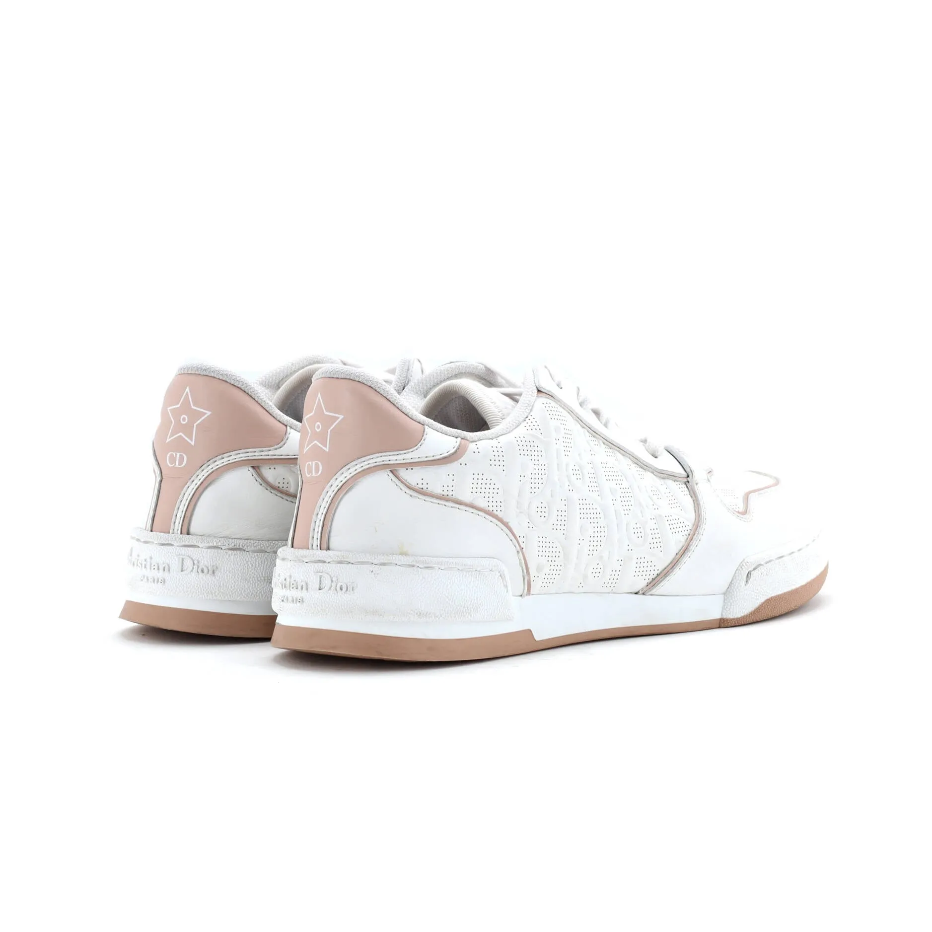 Pre-Loved Christian Dior Men's B27 Low-Top Sneakers Leather with Oblique Galaxy Leather sold by Zulily product image thumbnail 3