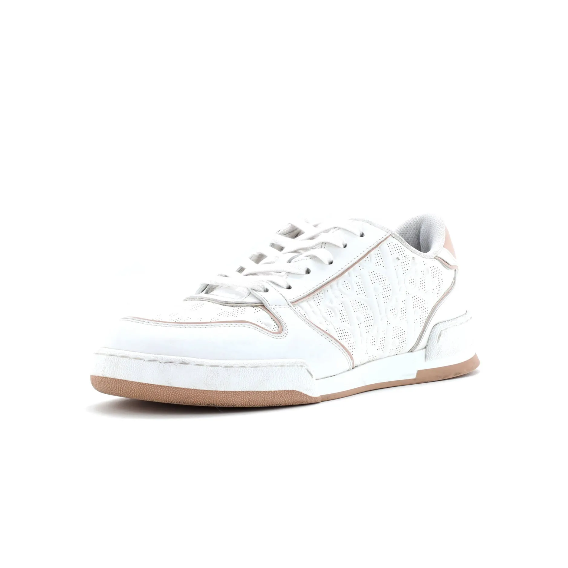 Pre-Loved Christian Dior Men's B27 Low-Top Sneakers Leather with Oblique Galaxy Leather sold by Zulily