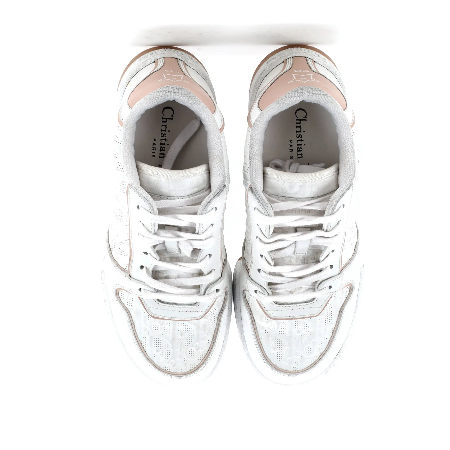 Pre-Loved Christian Dior Men's B27 Low-Top Sneakers Leather with Oblique Galaxy Leather sold by Zulily product image thumbnail 2