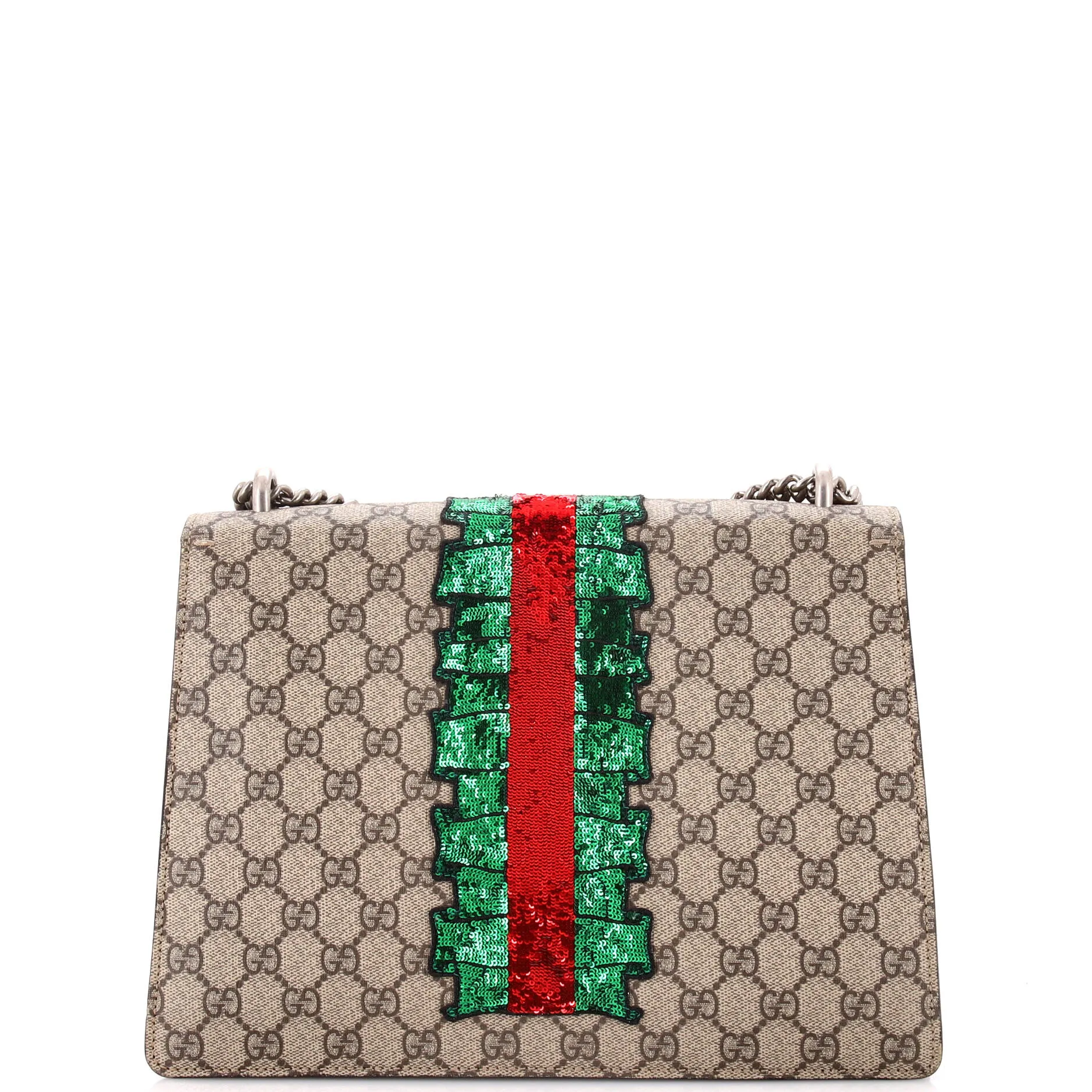 Pre-Loved Gucci Dionysus Bag Embellished GG Coated Canvas Medium sold by Zulily product image thumbnail 3