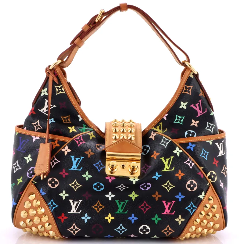 Pre-Loved Louis Vuitton Chrissie Handbag Monogram Multicolor sold by Zulily