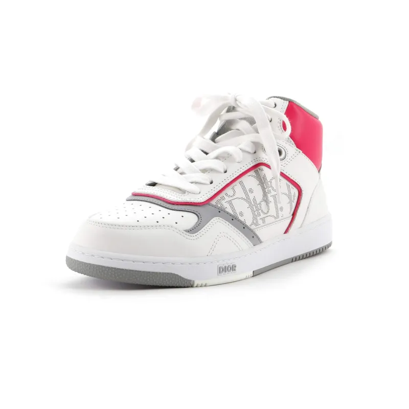 Pre-Loved Christian Dior Men's B27 Mid-Top Sneakers Leather with Oblique Galaxy Leather sold by Zulily