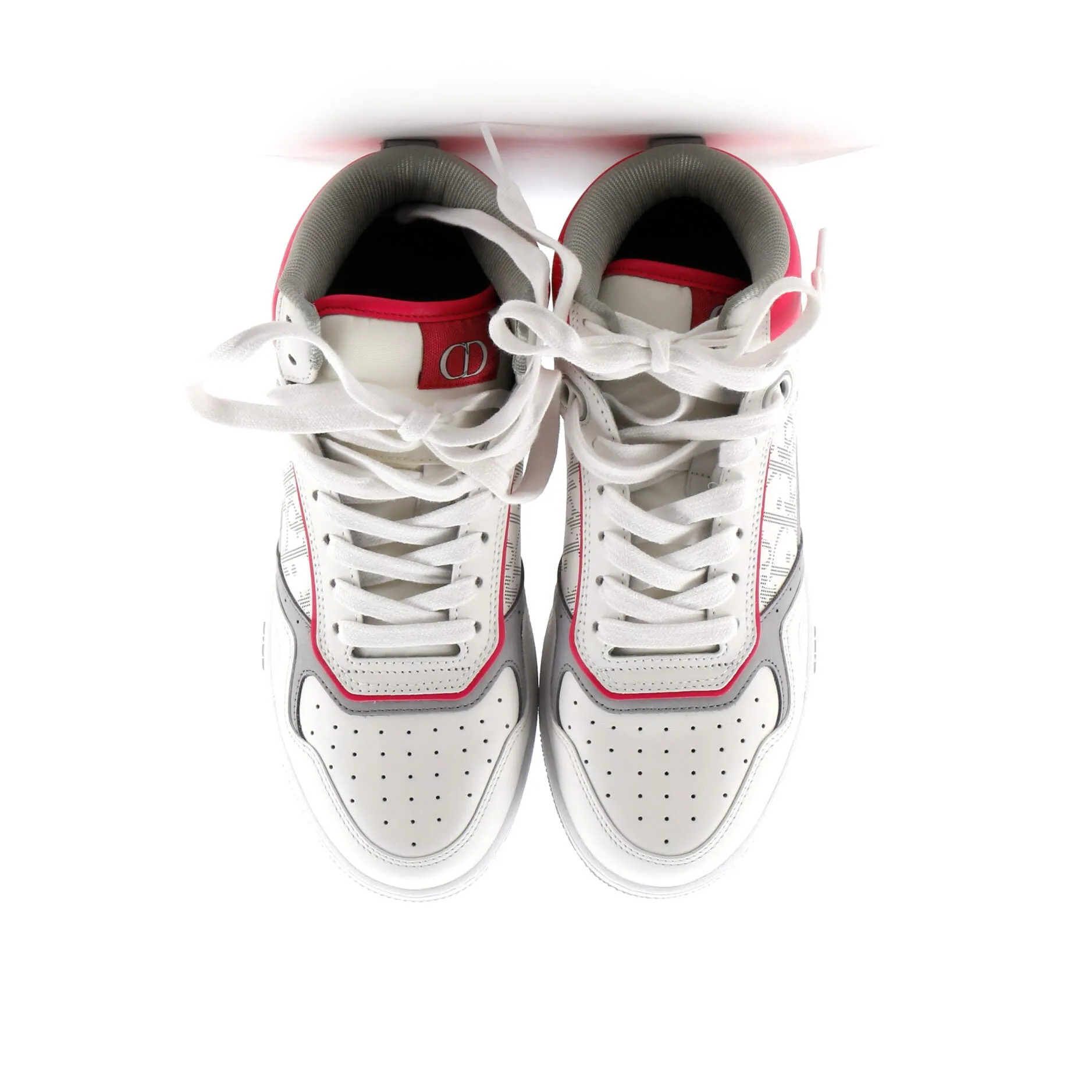 Pre-Loved Christian Dior Men's B27 Mid-Top Sneakers Leather with Oblique Galaxy Leather sold by Zulily product image thumbnail 2