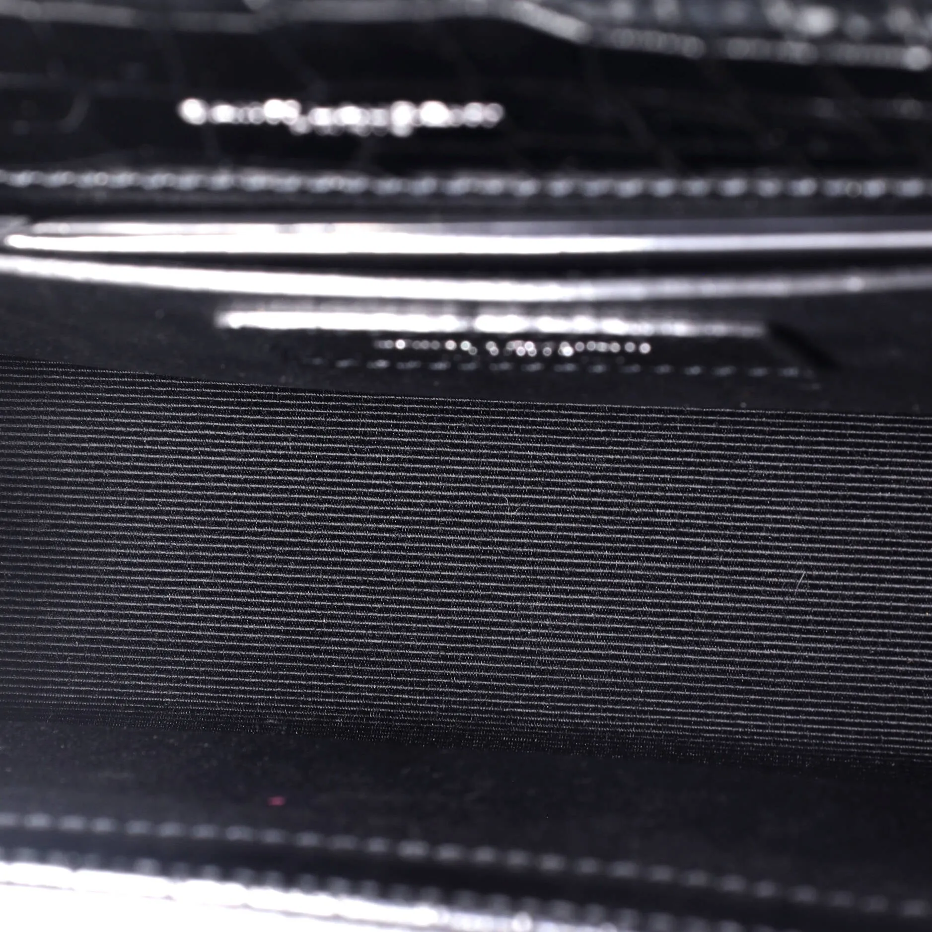 Pre-Loved Saint Laurent Classic Monogram Tassel Crossbody Bag Crocodile Embossed Leather Small sold by Zulily product image thumbnail 5