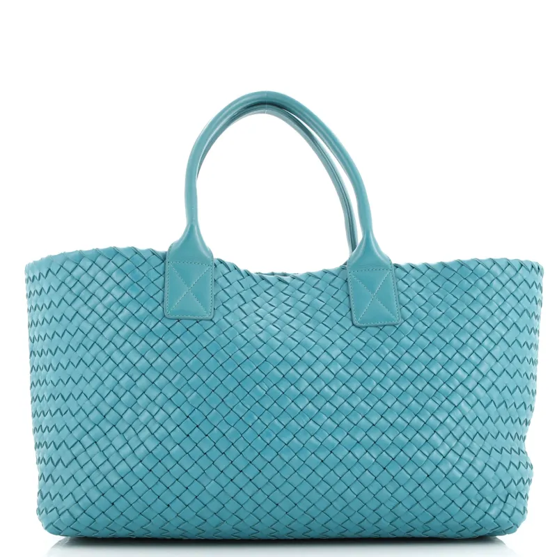 Pre-Loved Bottega Veneta Cabat Tote Intrecciato Nappa Medium sold by Zulily