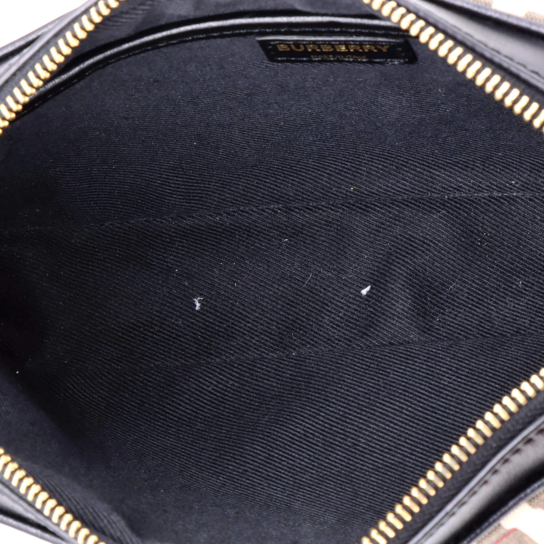 Pre-Loved Burberry Camera Crossbody Bag Vintage Check Canvas Small sold by Zulily product image thumbnail 5