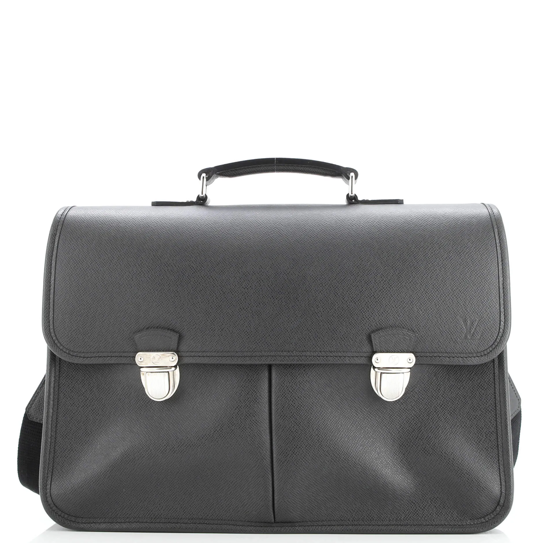 Pre-Loved Louis Vuitton Anton Briefcase Taiga Leather sold by Zulily