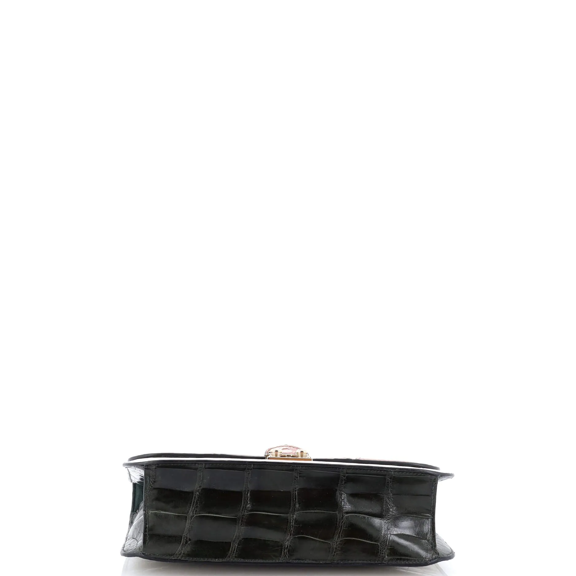 Pre-Loved Valentino Glam Lock Shoulder Bag Colorblock Crocodile Medium sold by Zulily product image thumbnail 4