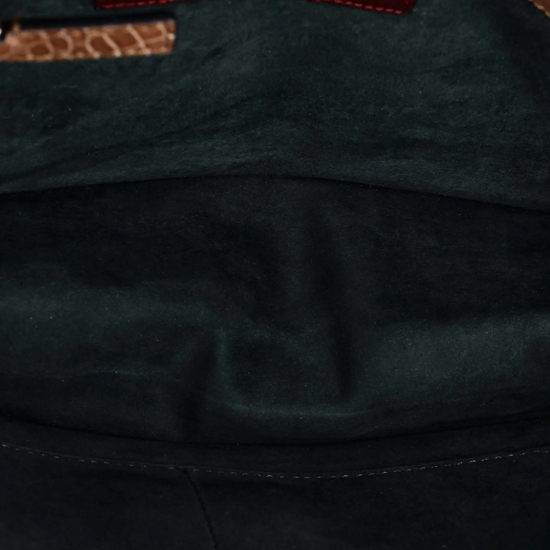 Pre-Loved Valentino Glam Lock Shoulder Bag Colorblock Crocodile Medium sold by Zulily product image thumbnail 5