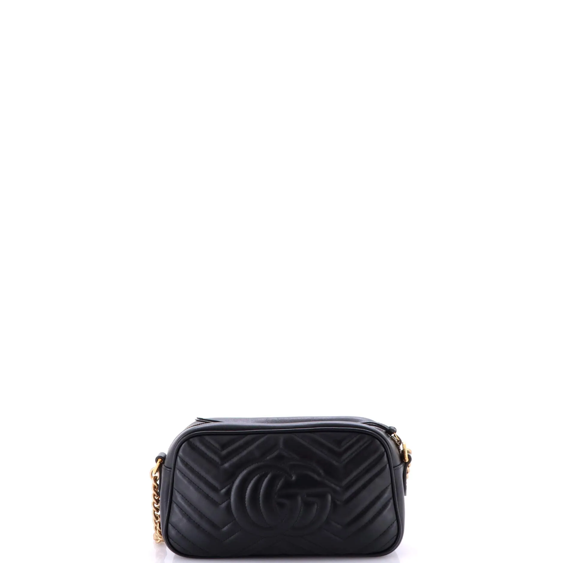 Pre-Loved Gucci GG Marmont Shoulder Bag Matelasse Leather Small sold by Zulily product image thumbnail 3