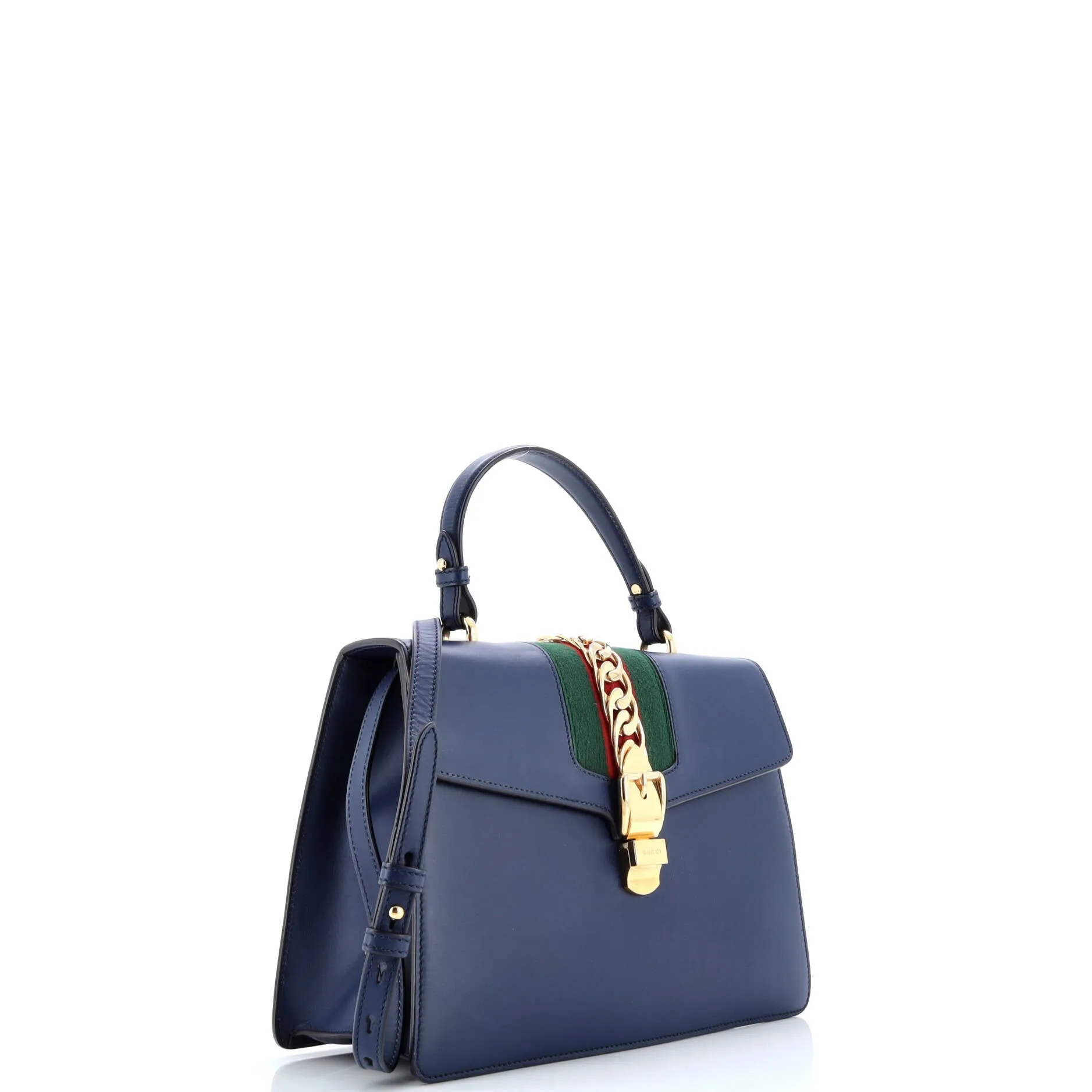Pre-Loved Gucci Sylvie Top Handle Bag Leather Medium sold by Zulily product image thumbnail 2