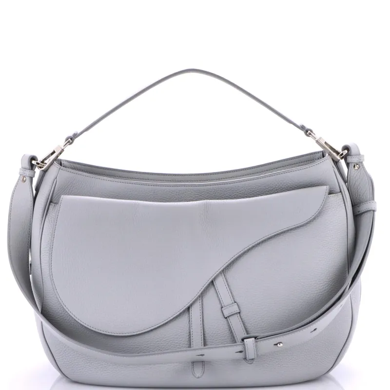 Pre-Loved Christian Dior Saddle Soft Bag Leather sold by Zulily