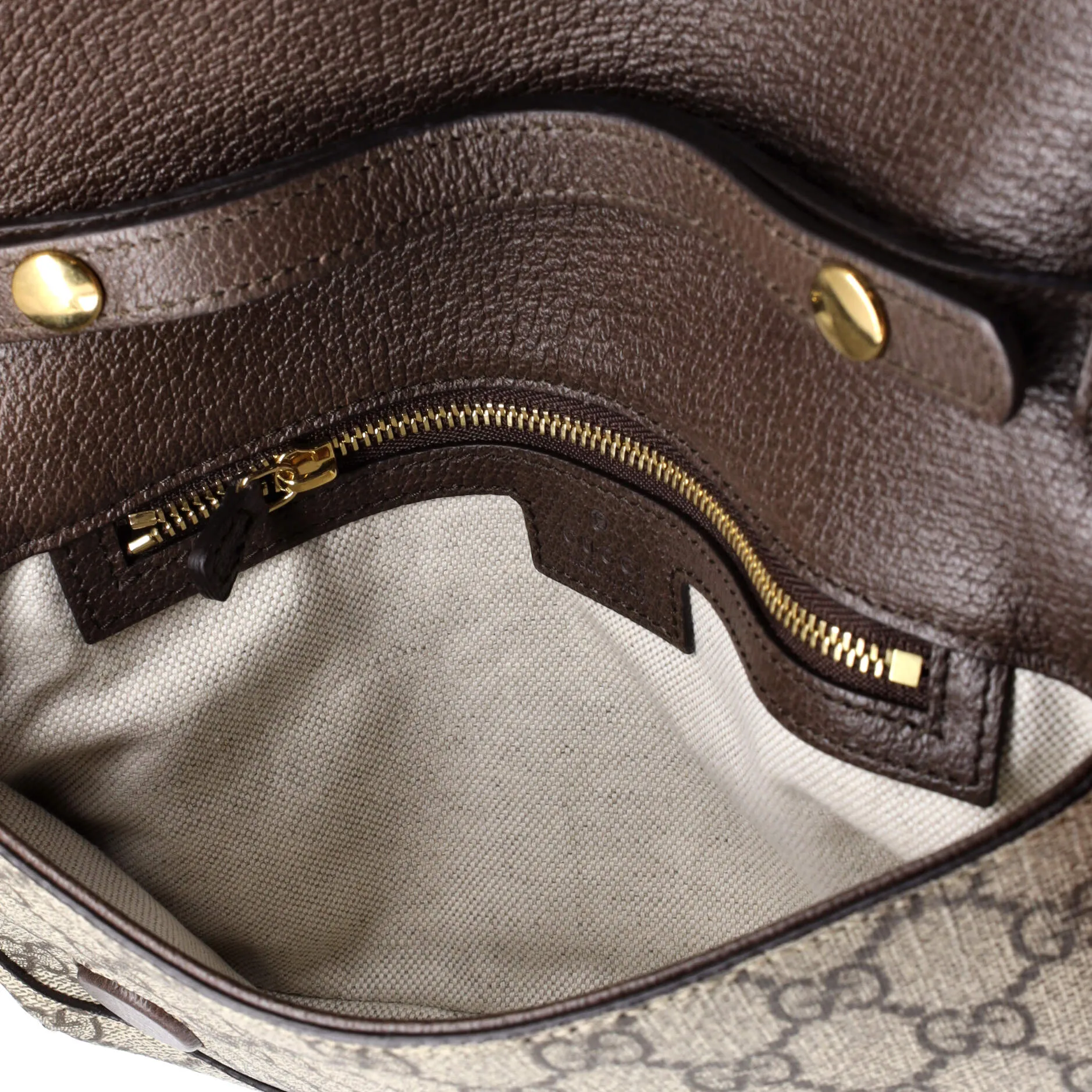 Pre-Loved Gucci Blondie NM Chain Flap Bag GG Coated Canvas Small sold by Zulily product image thumbnail 5