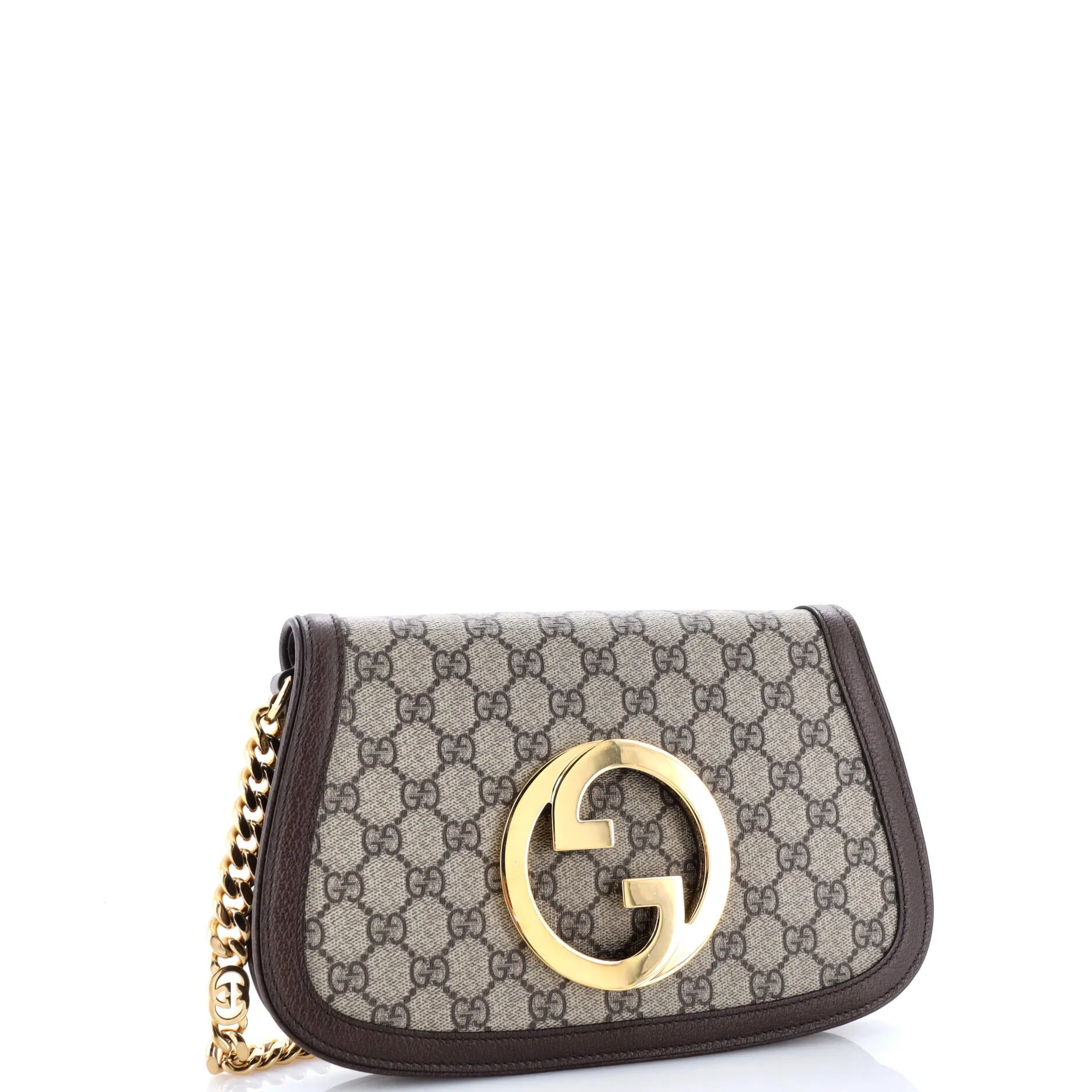 Pre-Loved Gucci Blondie NM Chain Flap Bag GG Coated Canvas Small sold by Zulily product image thumbnail 2