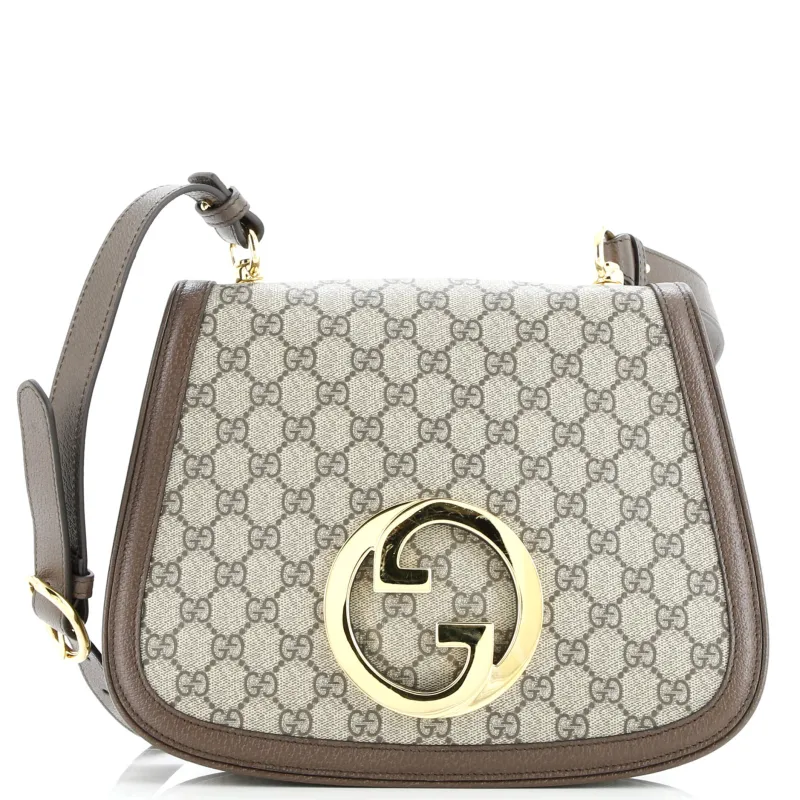 Pre-Loved Gucci Blondie NM Flap Shoulder Bag Leather Medium sold by Zulily