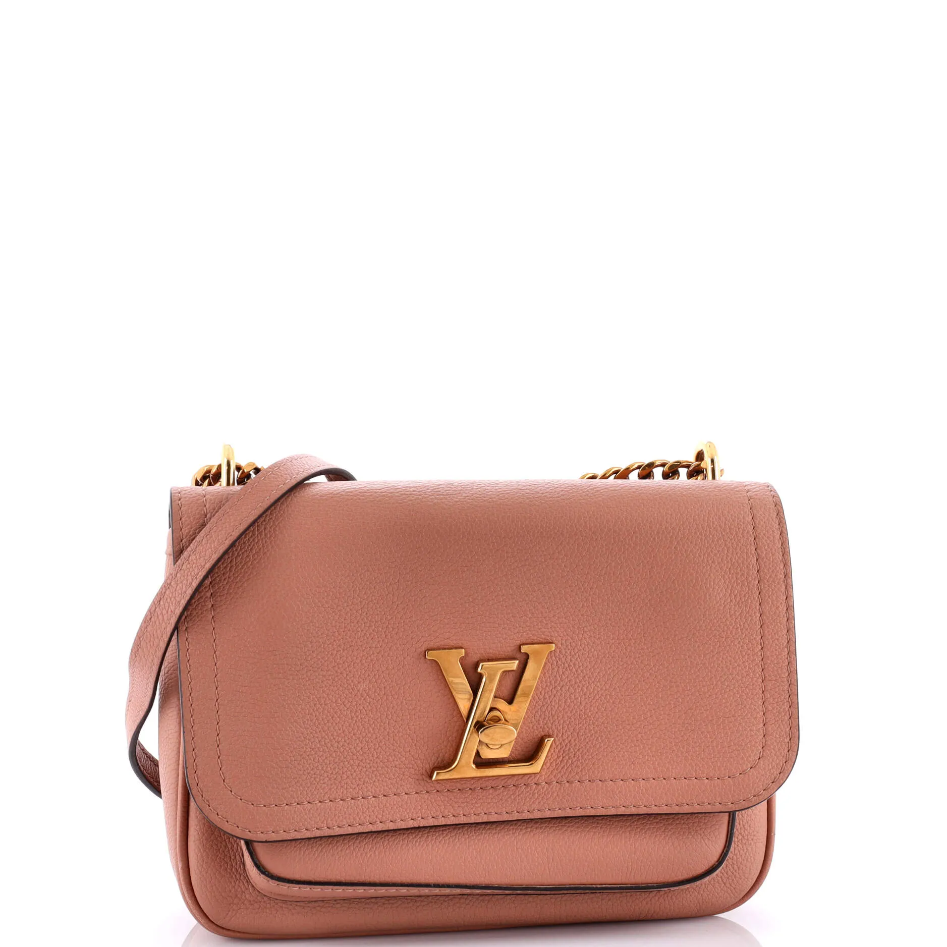 Pre-Loved Louis Vuitton Lockme Chain Bag Leather sold by Zulily product image thumbnail 2