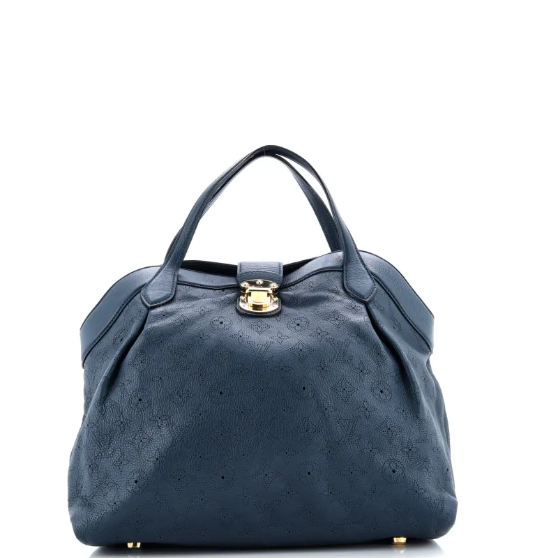 Pre-Loved Louis Vuitton Cirrus Handbag Mahina Leather MM sold by Zulily