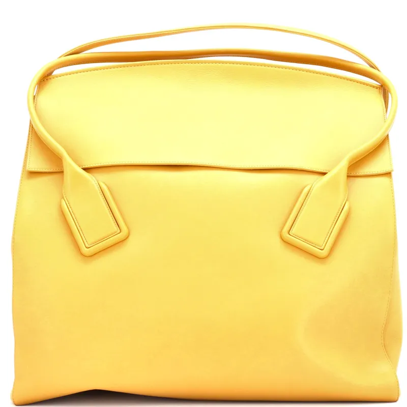 Pre-Loved Bottega Veneta Arco Flap Shopper Tote Smooth Leather XL sold by Zulily