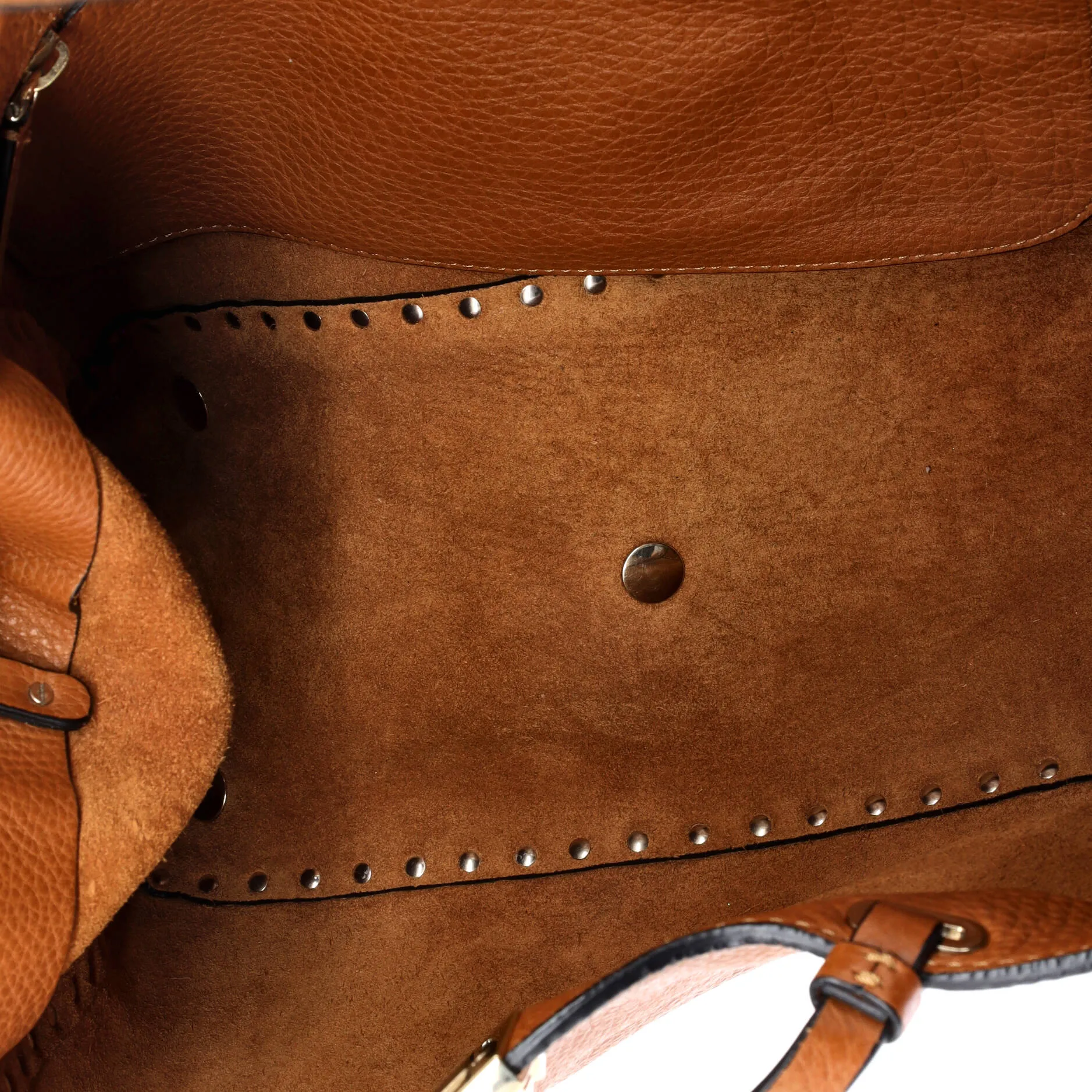 Pre-Loved Valentino Rockstud Tote Pebbled Leather Medium sold by Zulily product image thumbnail 5